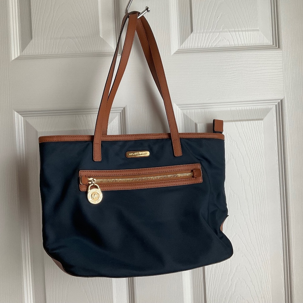 Michael Kors navy blue purse